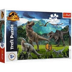 Dėlionių rinkinys Trefl Jurassic World (Jūros periodo parkas), 100 det. kaina ir informacija | Dėlionės (puzzle) | pigu.lt