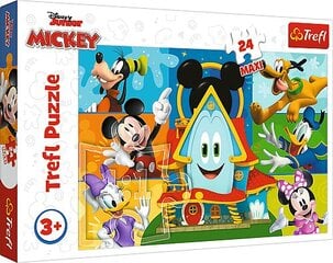 Dėlionė Trefl Michey Mouse (Peliukas Mikis), 24 det. kaina ir informacija | Dėlionės (puzzle) | pigu.lt