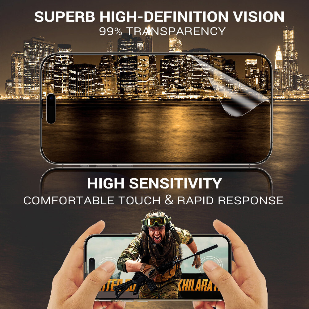 Apsauginis stiklas Best Flexible Hybrid skirtas iPhone 13 Pro Max / 14 Plus kaina ir informacija | Apsauginės plėvelės telefonams | pigu.lt