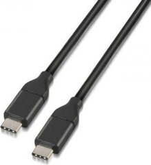 Aisens A107-0061, USB-C 3.1, 1 m kaina ir informacija | Laidai telefonams | pigu.lt