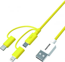 USB-кабель Celly PT-USB003Y1 цена и информация | Кабели для телефонов | pigu.lt