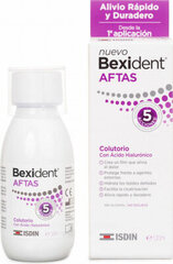 Ополаскиватель для полости рта Isdin Bexident Aftas Защита ротовой полости Рубцевание (120 ml) цена и информация | Зубные щетки, пасты | pigu.lt