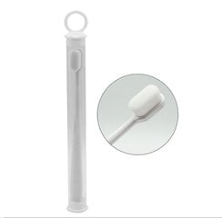 Ультра мягкая зубная щетка с футляром, белая цена и информация | Зубные щетки, пасты | pigu.lt