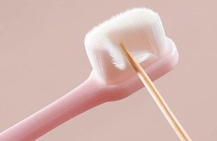 Ультра мягкая зубная щетка с футляром, розовая цена и информация | Зубные щетки, пасты | pigu.lt