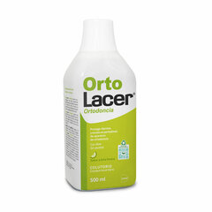 Ополаскиватель для полости рта Lacer Ortolacer лимонный Ортодонтическое лечение (500 ml) цена и информация | Зубные щетки, пасты | pigu.lt