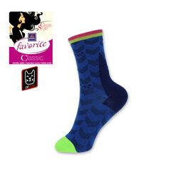 Женские носки Favorite 22129 голубые цена и информация | Женские носки | pigu.lt