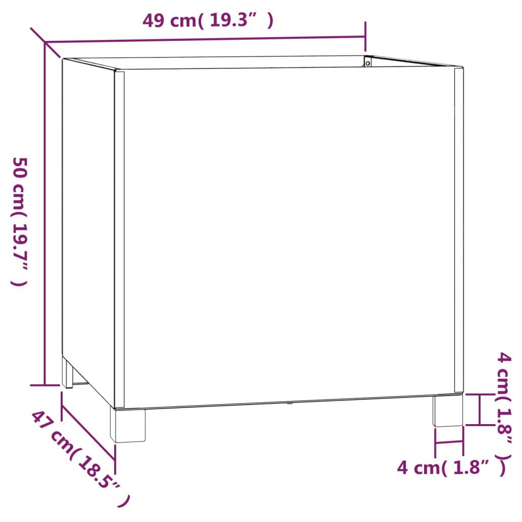 Loveliai su kojelėmis 50 cm kaina ir informacija | Loveliai | pigu.lt