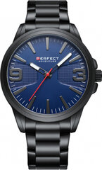 Perfect MEN'S WATCH M114-12 (zp372d) + BOX kaina ir informacija | Vyriški laikrodžiai | pigu.lt