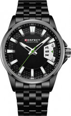 Perfect MEN'S WATCH M144-07 (zp373c) + BOX kaina ir informacija | Vyriški laikrodžiai | pigu.lt