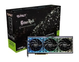 Palit GeForce RTX 4070 Ti GameRock (NED407T019K9-1045G) kaina ir informacija | Vaizdo plokštės (GPU) | pigu.lt