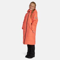 Пальто весна-осень для девочек Huppa NINA 100г, кораллово-розовый цена и информация | Куртки, пальто для девочек | pigu.lt