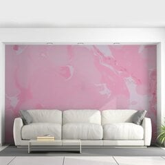 Фотообои с розовым мраморным изображением Обои с эффектом цветного мрамора Декор интерьера  - 390 х 280 см цена и информация | Интерьерные наклейки | pigu.lt