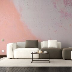 Фотообои с мраморным изображением Обои с эффектом светло-розового мрамора Декор интерьера  - 390 х 280 см цена и информация | Интерьерные наклейки | pigu.lt