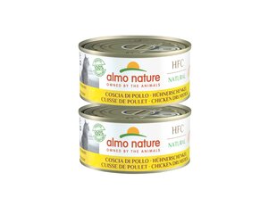 Almo Nature HFC Natural katėms su vištiena, 2x150 g kaina ir informacija | Konservai katėms | pigu.lt