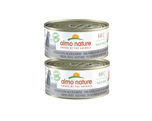 Almo Nature HFC Natural katėms tunas su mailiumi, 2x150 g kaina ir informacija | Konservai katėms | pigu.lt