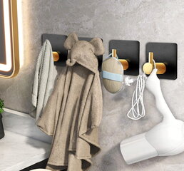 Набор настенных крючков R182, 3 шт. цена и информация | Аксессуары для ванной комнаты | pigu.lt