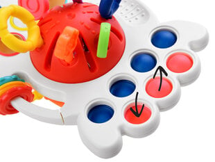 Interaktyvus daugiafunkcinis sensorinis žaislas 4-in-1 Ufo kaina ir informacija | Žaislai kūdikiams | pigu.lt