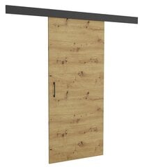 Раздвижная дверь в нишу Brent Lucas 90, коричневый/черный цвет цена и информация | Шкафы | pigu.lt