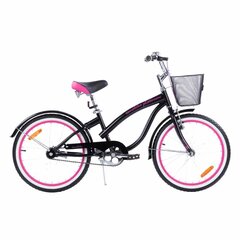 Велосипед TOMABIKE 20", черный с розовым цена и информация | Велосипеды | pigu.lt