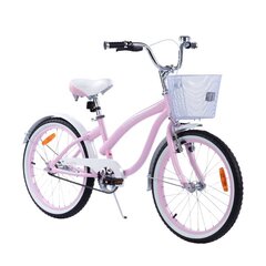 Велосипед TOMABIKE 18", светло-розовый цена и информация | Велосипеды | pigu.lt