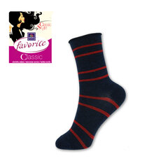 Женские классические носки Favorite 22164 синие цена и информация | Женские носки | pigu.lt