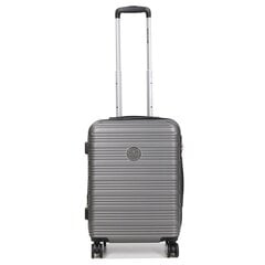 Дорожный чемодан Airtex, серый, 805/20 цена и информация | Чемоданы, дорожные сумки | pigu.lt