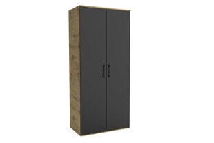 Шкаф Brent Harov, черный/коричневый цвет цена и информация | Шкафы | pigu.lt