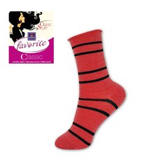 Женские классические носки Favorite 22164 красные цена и информация | Женские носки | pigu.lt