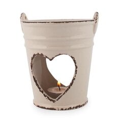 Aromatinė žvakidė, Old Romantic kreminė kaina ir informacija | Žvakės, Žvakidės | pigu.lt