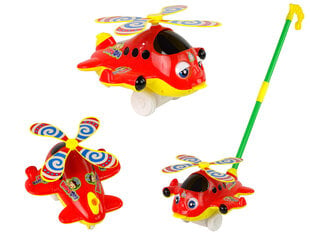 Stumiamas žaislas Lean Toys Lėktuvas kaina ir informacija | Žaislai kūdikiams | pigu.lt