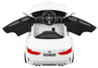 Vienvietis elektromobilis BMW X6M, baltas kaina ir informacija | Elektromobiliai vaikams | pigu.lt