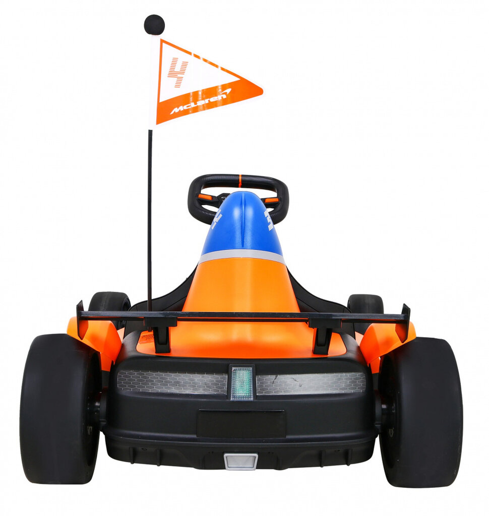 Elektrinis kartingas McLaren Drift, oranžinis kaina ir informacija | Elektromobiliai vaikams | pigu.lt