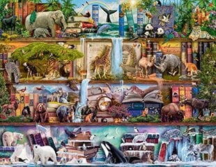 Dėlionė gyvūnų karalystė Ravensburger, 2000 d. kaina ir informacija | Dėlionės (puzzle) | pigu.lt