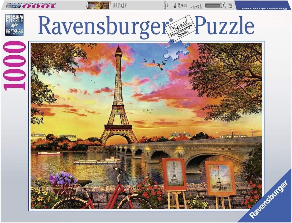 Dėlionė Paryžius Ravensburger 15168, 1000 d. цена и информация | Dėlionės (puzzle) | pigu.lt