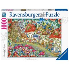 Пазл Ravensburger 1000 деталей Грибные домики цена и информация | Пазлы | pigu.lt