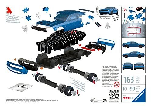 3D dėlionė automobilis Ravensburger, 108 d. kaina ir informacija | Dėlionės (puzzle) | pigu.lt
