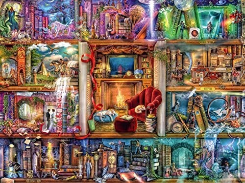 Dėlionė biblioteka Ravensburger, 1500 d. kaina ir informacija | Dėlionės (puzzle) | pigu.lt