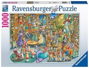 Dėlionė biblioteka Ravensburger 16455, 1000 d. kaina ir informacija | Dėlionės (puzzle) | pigu.lt