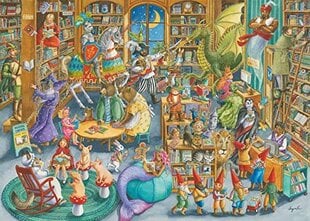 Dėlionė biblioteka Ravensburger 16455, 1000 d. kaina ir informacija | Dėlionės (puzzle) | pigu.lt