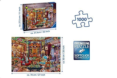 Dėlionė turtų lobynas Ravensburger, 1000 d. цена и информация | Dėlionės (puzzle) | pigu.lt