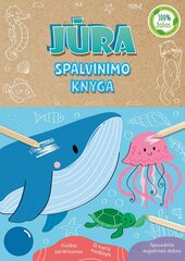 Jūra. Spalvinimo knyga цена и информация | Книжки - раскраски | pigu.lt