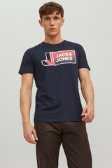 Мужская футболкa JACK&JONES 12236150NAVYBLAZER-M, синяя цена и информация | Футболка мужская | pigu.lt
