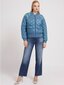 Guess Jeans moteriška striukė Hilary Bomber 563935046, mėlyna цена и информация | Striukės moterims | pigu.lt