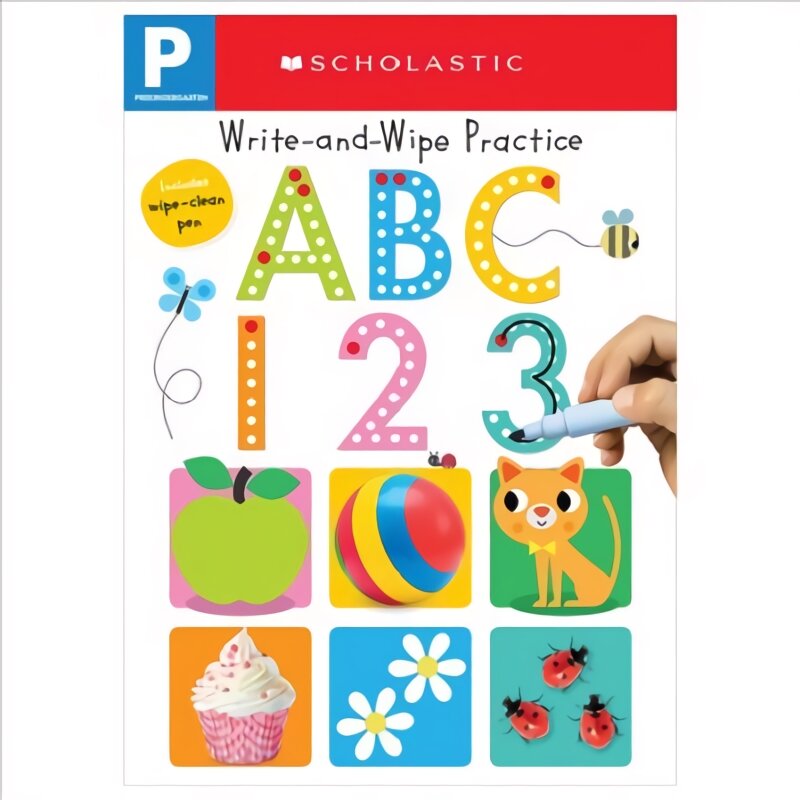 ABC 123 Write and Wipe Flip Book: Scholastic Early Learners Write and Wipe kaina ir informacija | Knygos mažiesiems | pigu.lt