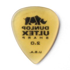 Медиатор Dunlop Ultex Sharp 2.0 433R200 цена и информация | Принадлежности для музыкальных инструментов | pigu.lt