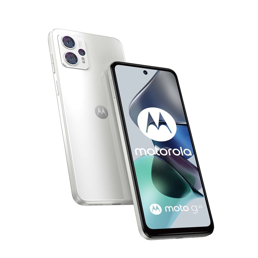 Motorola Moto G23 8/128GB Pearl White kaina ir informacija | Mobilieji telefonai | pigu.lt