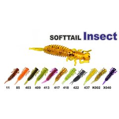 Guminukas AKARA SOFTTAIL Insect 403 kaina ir informacija | Vobleriai, masalai, blizgės | pigu.lt