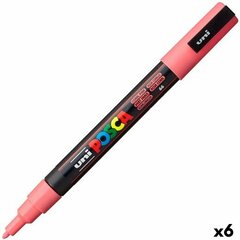 Маркер POSCA PC-3M Coral Розовый (6 штук) цена и информация | Канцелярские товары | pigu.lt