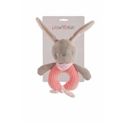 Плюшевая погремушка Розовый Кролик 18 cm цена и информация | Игрушки для малышей | pigu.lt