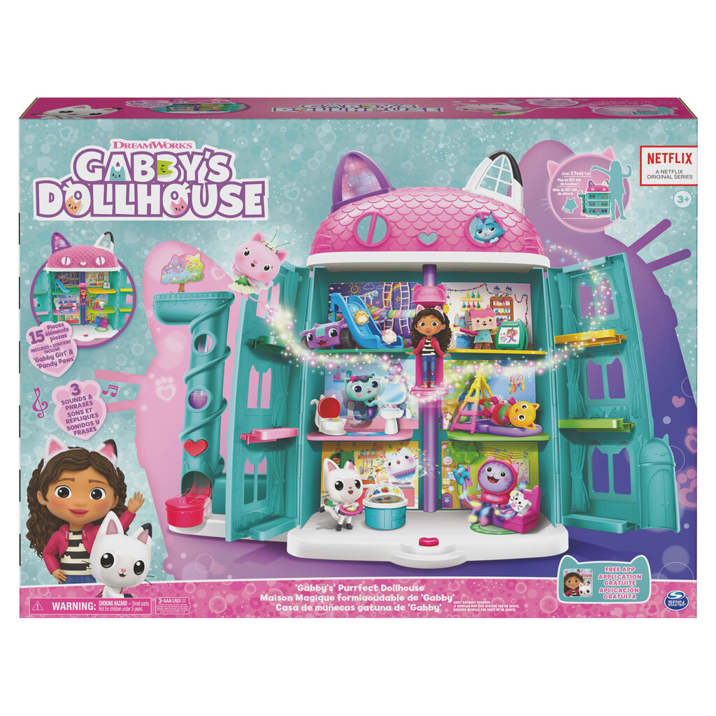 Lėlių namelis DreamWorks Gabby's Dollhouse kaina ir informacija | Žaislai mergaitėms | pigu.lt